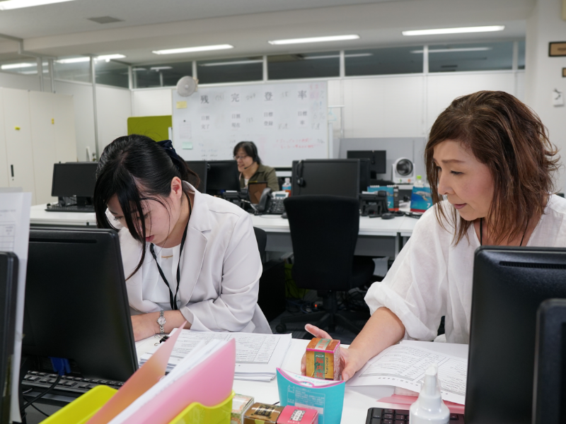 新人教育をする面で気を付けている事。（ずっと続けて働いてもらえるように行っている事）